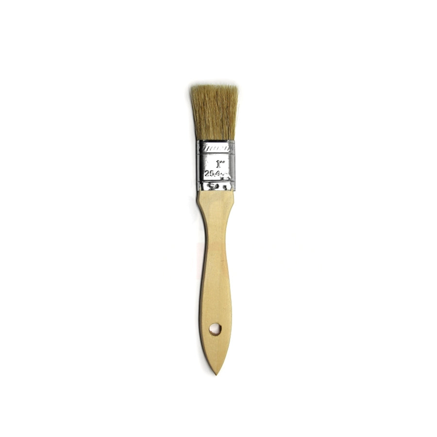 1" Natural Bristle and Wood Handle Chip Brush (pack of 36)