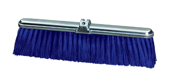 24" heavy duty blue polypropylene broom (handle sold separately) pack of 12