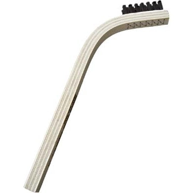 3 x 7 Row 0.018" Nylon Bristle and 60° Bent Handle Scratch Brush (pack of 12)