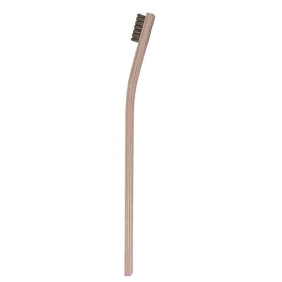 3 x 7 Row .003" Stainless Steel Bristle Long Handle Scratch Brush – Plywood Handle (pack of 12)