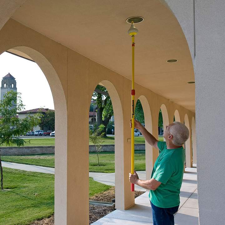 Non-Conductive Extension Poles