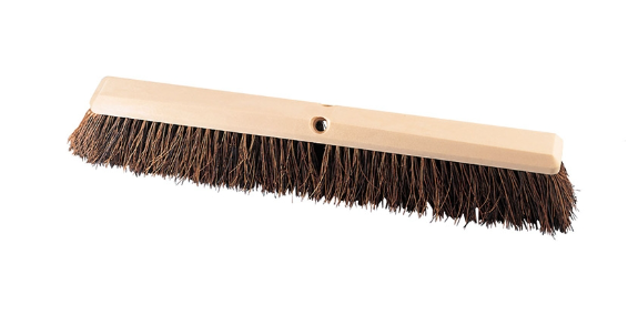 18" heavy duty stiff palmyra broom (handle sold separately) pack of 12