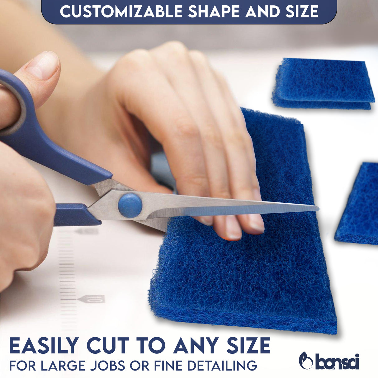 Non-Scratch, Super Long-Lasting Scrubbing Pad 5 pk, 10x4.5in