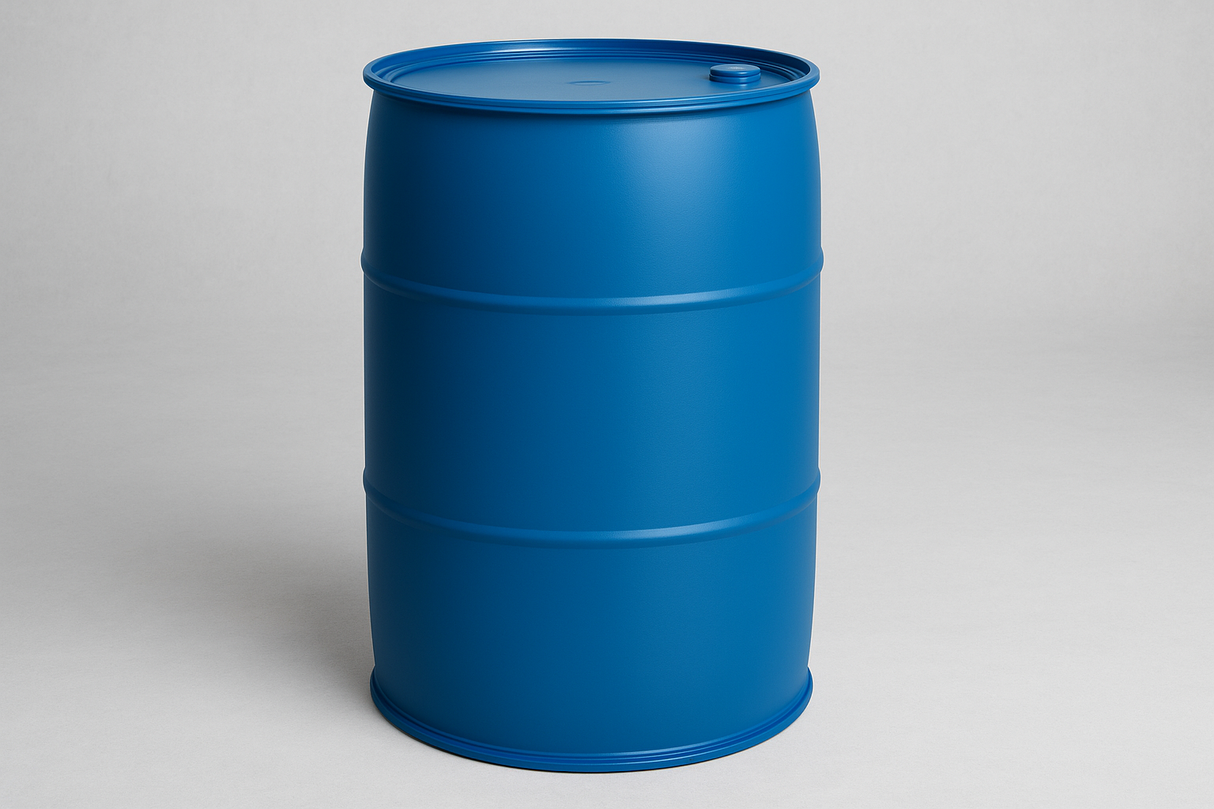 55 gallon blue drum