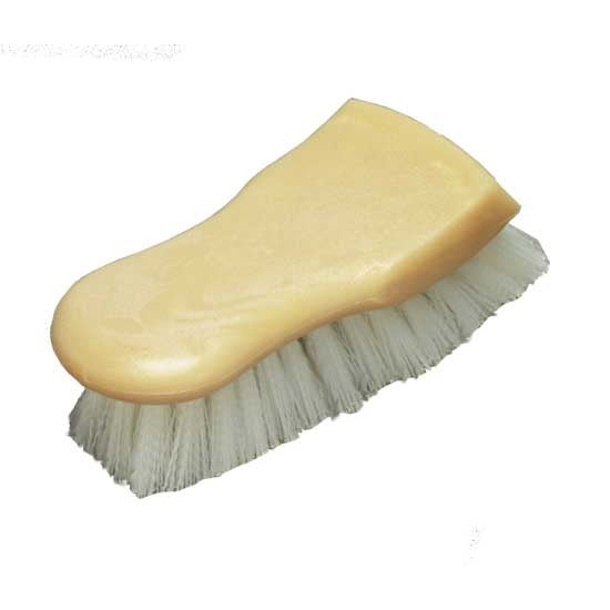 6" Swiss-Style Brush – Clear Nylon Bristles (pack of 12)