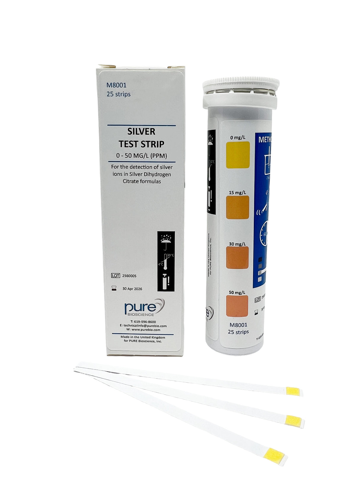 Silver Test Strips (pack of 25)