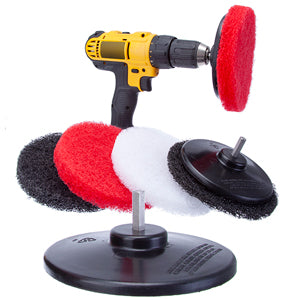 Roto-Scour Drill Attachment & Pads (5pack & 8 pack)