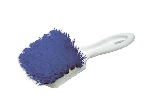 9" Stiff Polypropylene Scrub Brush – Blue (pack of 12)