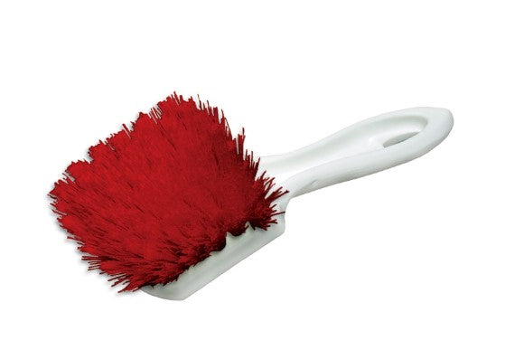9" Utility Brush -  Polypropylene Bristle and Foam Block - 12 Pack