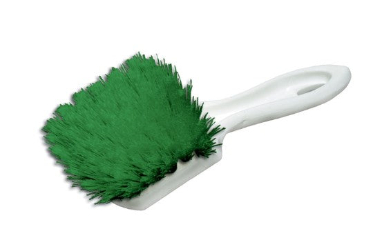 9" Utility Brush -  Polypropylene Bristle and Foam Block - 12 Pack