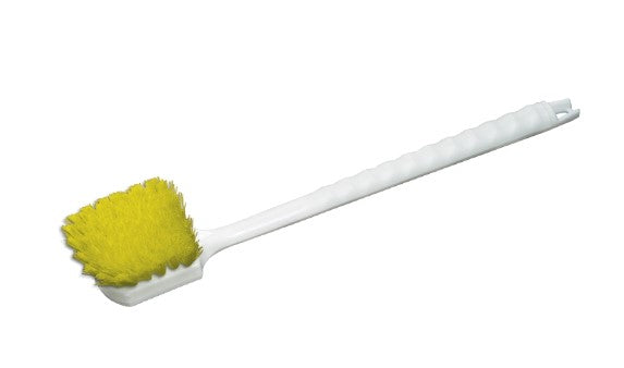 20" Stiff Polypropylene Scrub Brush – Yellow (pack of 12)