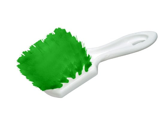 9" Polyester Brush – Green (pack of 12)