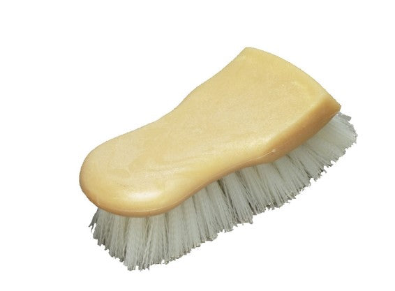 6" Swiss-Style Brush – White Polypropylene Bristles (pack of 12)