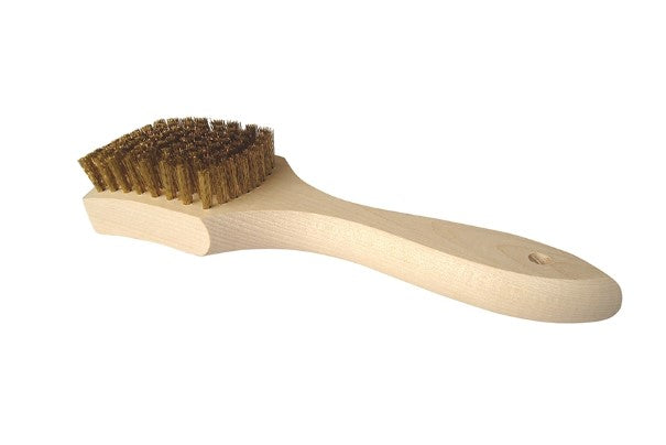 21" Utility Brush – Wood Handle with Brass Bristles (pack of 12)