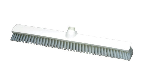 16" Stiff Sweep/Deck Scrub Brush – White Polyester Filament (pack of 10)