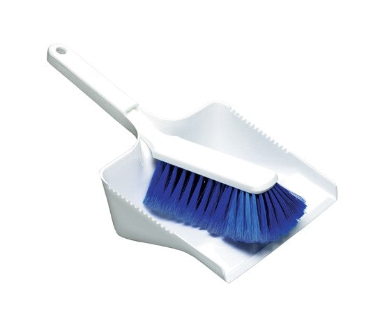Plastic Dust Pan with Brush – Blue Duster (pack of 10)