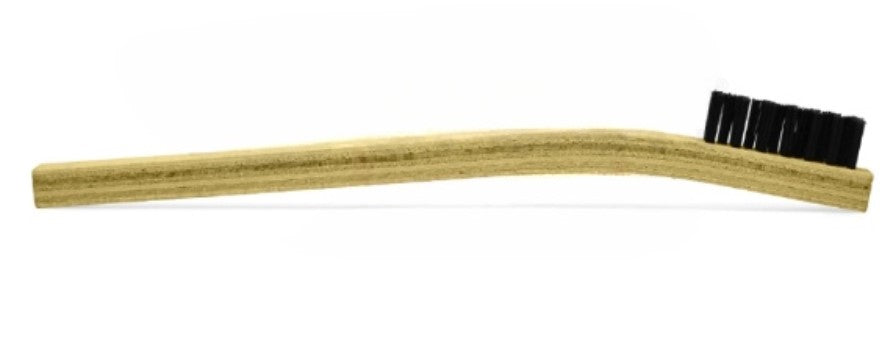 3 x 7 Row Nylon Bristle Scratch Brush – Plywood Handle (0.018" Bristles) (pack of 12)