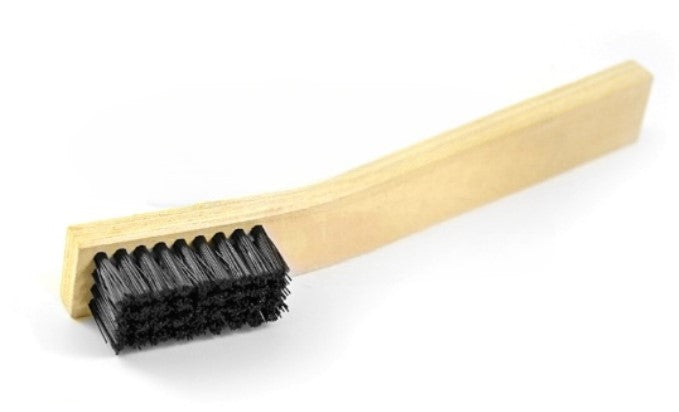 4 x 9 Row Nylon Bristle Large Scratch Brush – Plywood Handle (0.018" Bristles) (pack of 12)