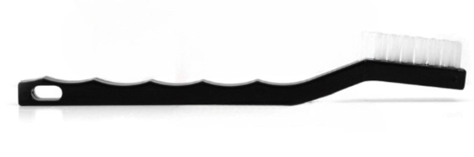 3 x 7 Row Nylon Bristle Scratch Brush – Plastic Handle (0.016" Bristles) (pack of 12)