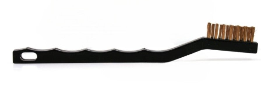 3 x 7 Row Phosphor Bronze Bristle Scratch Brush – Plastic Handle (0.006") (pack of 12)