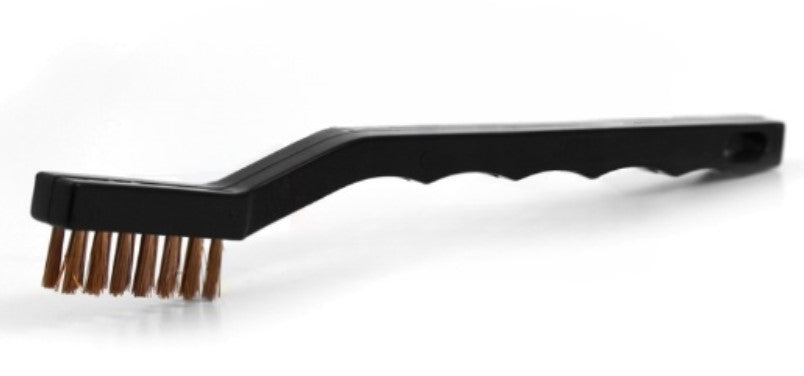 3 x 7 Row Phosphor Bronze Bristle Scratch Brush – Plastic Handle (0.006") (pack of 12)