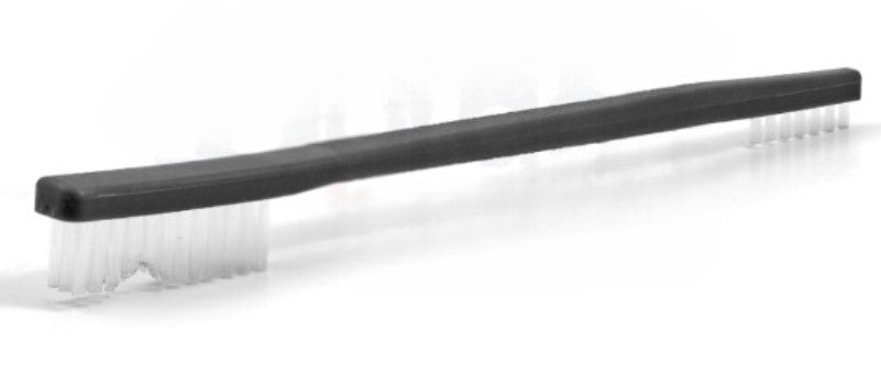 Double-Ended Nylon Bristle Brush – Plastic Handle (0.014" & 0.010") (pack of 12)