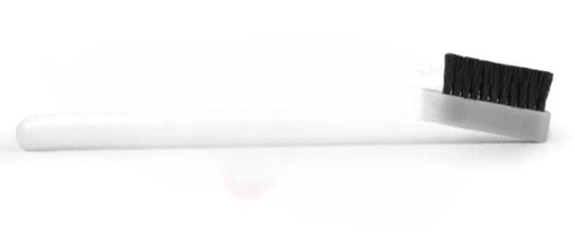 3 x 11 Row Titanium Bristle Scratch Brush – Acetal Handle (0.008") (pack of 6)