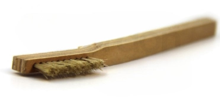 1 x 10 Row Horsehair Scratch Brush – Plywood Handle (pack of 12)