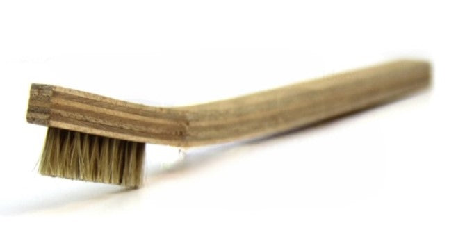 1 x 10 Row Horsehair Scratch Brush – Plywood Handle (pack of 12)