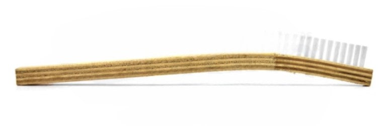 1 x 10 Row Nylon Scratch Brush – Plywood Handle (pack of 12)