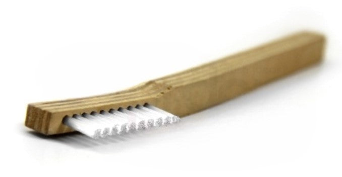 1 x 10 Row Nylon Scratch Brush – Plywood Handle (pack of 12)