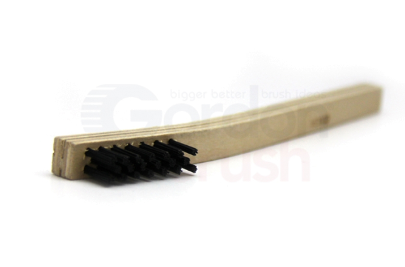 3 x 7 Row Nylon Scratch Brush – Plywood Handle (pack of 12)