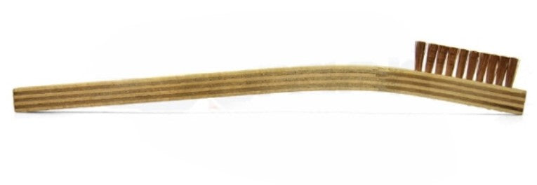 1 x 10 Row Phosphor Bronze Scratch Brush – Plywood Handle (pack of 12)