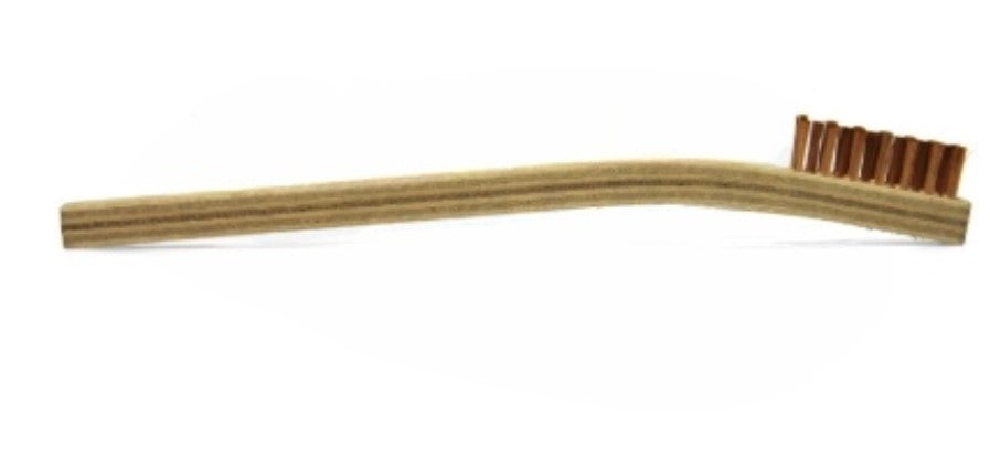 3 x 7 Row Phosphor Bronze Scratch Brush – Plywood Handle (pack of 12)