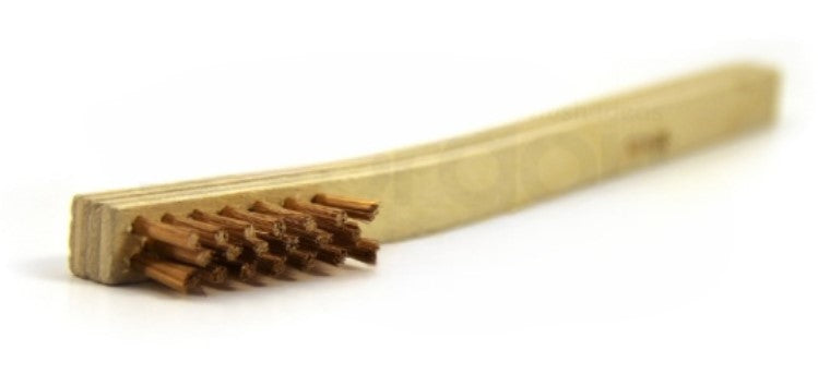 3 x 7 Row Phosphor Bronze Scratch Brush – Plywood Handle (pack of 12)