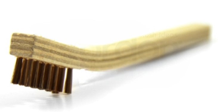 3 x 7 Row Phosphor Bronze Scratch Brush – Plywood Handle (pack of 12)