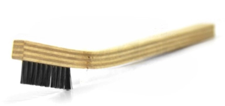 1 x 10 Row Stainless Steel Scratch Brush – Plywood Handle (pack of 12)