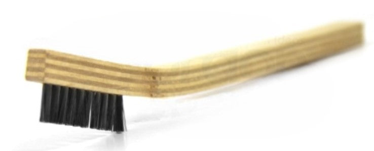 1 x 10 Row Stainless Steel Scratch Brush – Plywood Handle (pack of 12)