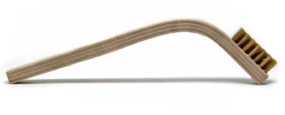 3 x 7 Row Hog Bristle Scratch Brush – 60° Bent Handle (pack of 12)