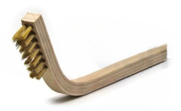 3 x 7 Row Hog Bristle Scratch Brush – 60° Bent Handle (pack of 12)