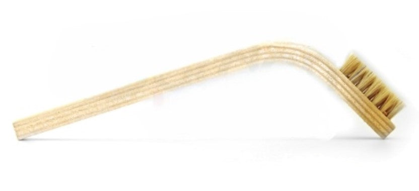 3 x 7 Row Horse Hair Bristle Scratch Brush – 60° Bent Handle (pack of 12)