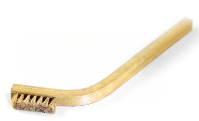 3 x 7 Row Horse Hair Bristle Scratch Brush – 60° Bent Handle (pack of 12)