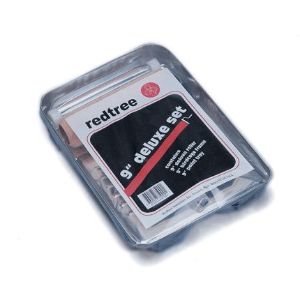 9" Deluxe Paint Roller Set with Metal Tray (pack of 12)