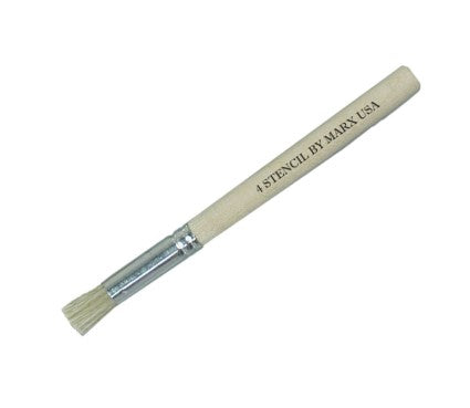 #4 Stencil Brush, Hog Bristle (pack of 12)