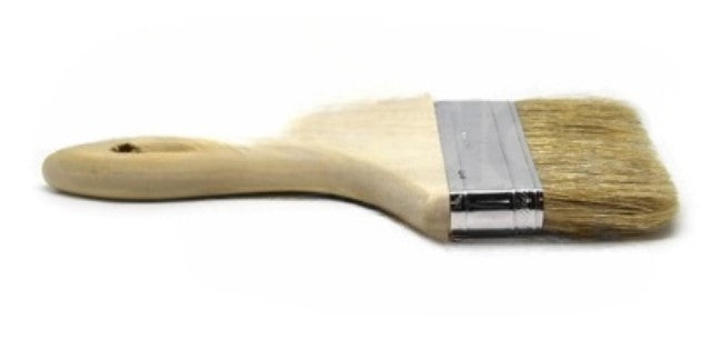 4" Double Thick Natural Bristle and Wood Handle Chip Brush (pack of 12)