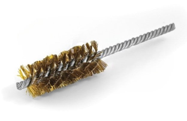 7/8" Double Spiral Power Brush – Brass (pack of 12)