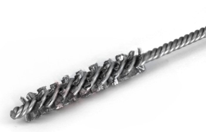 5/16" Double Spiral Power Brush – Stainless Fill and Stem (pack of 12)