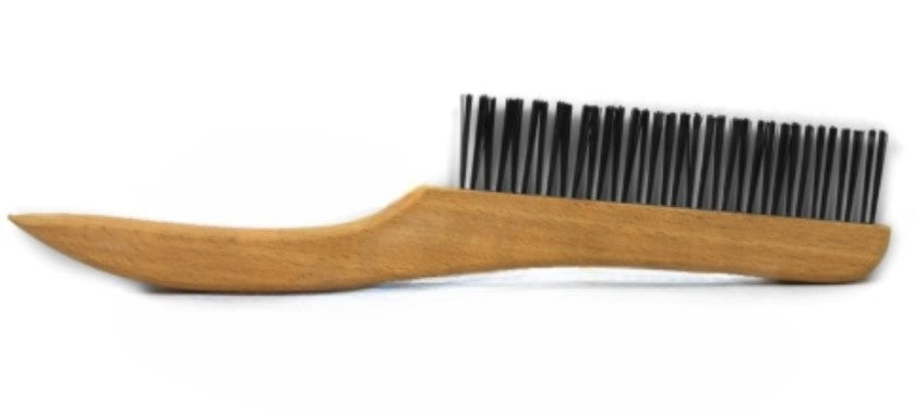 1 x 17 Row Carbon Steel Wire Shoe Handle Scratch Brush (pack of 12)