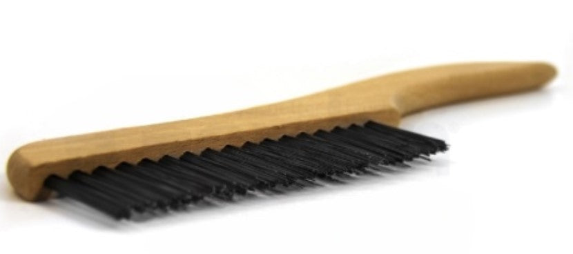 1 x 17 Row Carbon Steel Wire Shoe Handle Scratch Brush (pack of 12)