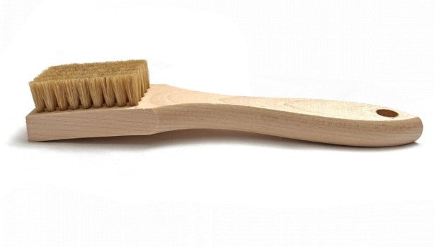 5 x 9 Row Hog Bristle Scratch Brush – Shaped Wood Handle (pack of 12)